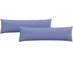 Sofa Pagalvės 2 pcs Džinsinės mėlynos 145 x 40 cm audinys
