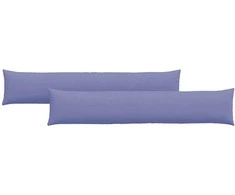 Sofa Pagalvės 2 pcs Džinsinės mėlynos 200 x 40 cm audinys