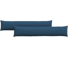 Sofa Pagalvės 2 pcs Mėlyna 200 x 40 cm audinys