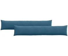 Sofa Pagalvės 2 pcs Mėlyna 200 x 40 cm Kordūrinis audinys