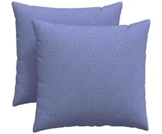 Sofa Pagalvės 2 pcs Džinsinės mėlynos 45 x 45 cm audinys