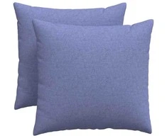 Sofa Pagalvės 2 pcs Džinsinės mėlynos 50 x 50 cm audinys