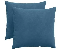 Sofa Pagalvės 2 pcs Mėlyna 50 x 50 cm Kordūrinis audinys