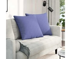 Sofa Pagalvės 2 pcs Džinsinės mėlynos 60 x 60 cm audinys