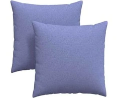 Sofa Pagalvės 2 pcs Džinsinės mėlynos 60 x 60 cm audinys