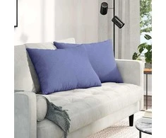 Sofa Pagalvės 2 pcs Džinsinės mėlynos 70 x 50 cm audinys