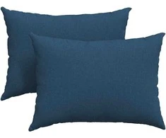 Sofa Pagalvės 2 pcs Mėlyna 70 x 50 cm audinys