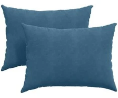 Sofa Pagalvės 2 pcs Mėlyna 70 x 50 cm Kordūrinis audinys