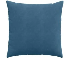 Sofa Pagalvės 2 pcs Mėlyna 80 x 80 cm Kordūrinis audinys