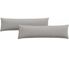 Sofa Pagalvės 2 pcs Debesų pilka 145 x 40 cm audinys