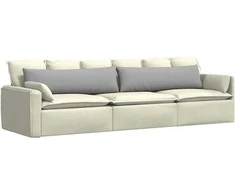 Sofa Pagalvės 2 vnt. audinys Debesų pilka 145 x 40 cm