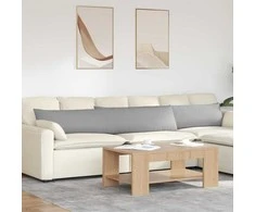 Sofa Pagalvės 2 pcs Debesų pilka 200 x 40 cm audinys