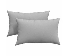 Sofa Pagalvės 2 pcs Debesų pilka 50 x 30 cm audinys