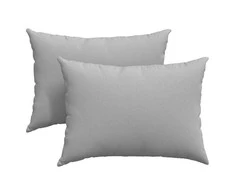 Sofa Pagalvės 2 pcs Debesų pilka 70 x 50 cm audinys