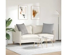 Sofa Pagalvės 2 vnt. audinys Debesų pilka 80 x 80 cm