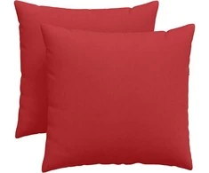 Sofa Pagalvės 2 pcs Raudona 45 x 45 cm audinys