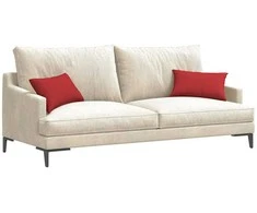 Sofa Pagalvės 2 pcs Raudona 50 x 30 cm audinys