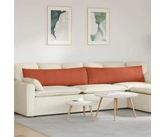 Sofa Pagalvės 2 pcs Raudona oranžinė 145 x 40 cm
