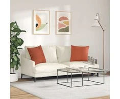 Sofa Pagalvės 2 pcs Raudona oranžinė 50 x 50 cm
