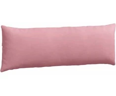 Sofa Pagalvės 2 pcs Rožinė 120 x 40 cm Kordūrinis audinys