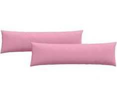 Sofa Pagalvės 2 pcs Rožinė 145 x 40 cm audinys
