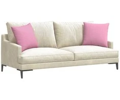 Sofa Pagalvės 2 pcs Rožinė 45 x 45 cm audinys