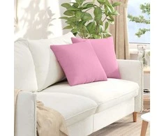 Sofa Pagalvės 2 pcs Rožinė 45 x 45 cm audinys