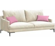 Sofa Pagalvės 2 pcs Rožinė 50 x 30 cm audinys