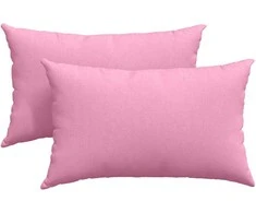Sofa Pagalvės 2 pcs Rožinė 50 x 30 cm audinys