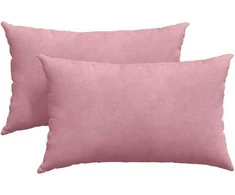 Sofa Pagalvės 2 pcs Rožinė 50 x 30 cm Kordūrinis audinys
