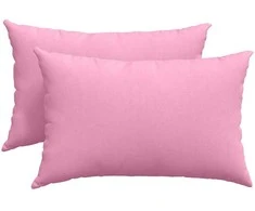 Sofa Pagalvės 2 pcs Rožinė 60 x 40 cm audinys