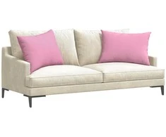 Sofa Pagalvės 2 pcs Rožinė 70 x 50 cm audinys