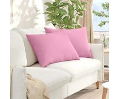 Sofa Pagalvės 2 pcs Rožinė 70 x 50 cm audinys