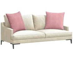 Sofa Pagalvės 2 pcs Rožinė 80 x 80 cm Kordūrinis audinys