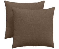 Sofa Pagalvės 2 pcs Ruda 45 x 45 cm audinys