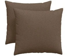 Sofa Pagalvės 2 pcs Ruda 45 x 45 cm audinys