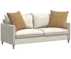 Sofa Pagalvės 2 pcs Ruda 60 x 60 cm Kordūrinis audinys