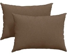 Sofa Pagalvės 2 pcs Ruda 70 x 50 cm audinys