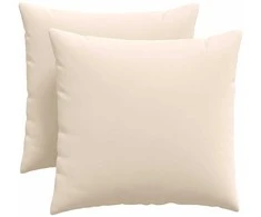 Sofa Pagalvės 2 pcs Smėlio 50 x 50 cm audinys