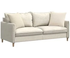 Sofa Pagalvės 2 vnt. audinys Smėlio 50 x 50 cm