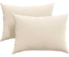 Sofa Pagalvės 2 pcs Smėlio 70 x 50 cm audinys