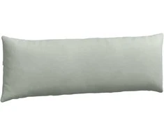Sofa Pagalvės 2 pcs Šviesiai pilka 120 x 40 cm