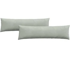 Sofa Pagalvės 2 pcs Šviesiai pilka 145 x 40 cm