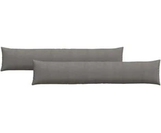 Sofa Pagalvės 2 pcs Šviesiai pilka 200 x 40 cm