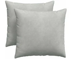 Sofa Pagalvės 2 pcs Šviesiai pilka 45 x 45 cm