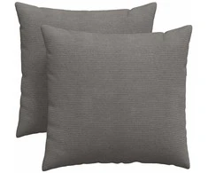 Sofa Pagalvės 2 pcs Šviesiai pilka 45 x 45 cm