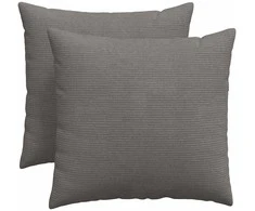 Sofa Pagalvės 2 pcs Šviesiai pilka 50 x 50 cm