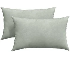 Sofa Pagalvės 2 pcs Šviesiai pilka 50 x 30 cm