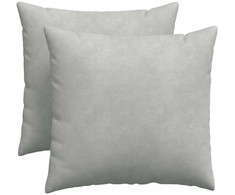 Sofa Pagalvės 2 pcs Šviesiai pilka 50 x 50 cm