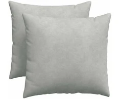 Sofa Pagalvės 2 pcs Šviesiai pilka 50 x 50 cm